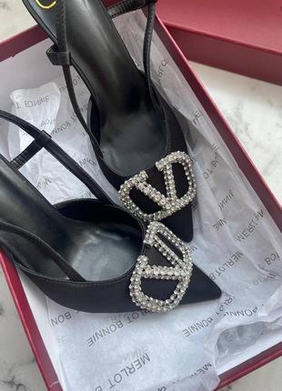 Жіночі туфлі босоніжки вантино valentino🌺 скидка 30%2 фото