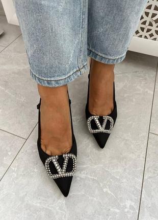 Жіночі туфлі босоніжки вантино valentino🌺 скидка 30%5 фото