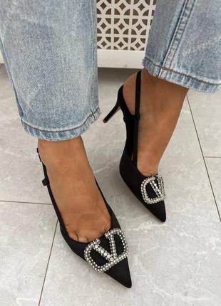 Жіночі туфлі босоніжки вантино valentino🌺 скидка 30%8 фото