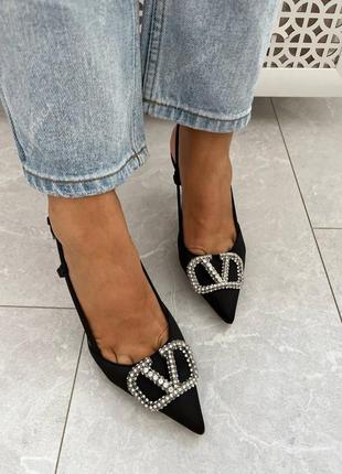 Жіночі туфлі босоніжки вантино valentino🌺 скидка 30%9 фото