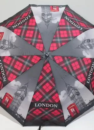 Зонт, зонт с рисунком, спицы карбоновые, анти-ветер, 543