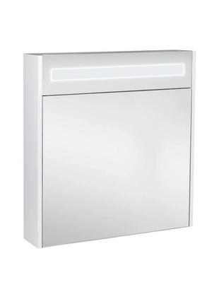 Дзеркальна шафа підвісна qtap robin 700х730х145 white з led-пі...3 фото