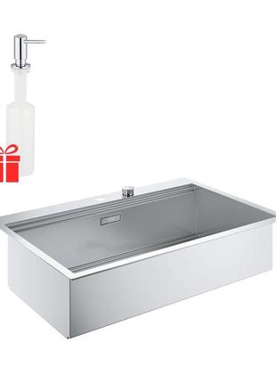 Набір grohe мийка кухонна k200 31584sd0 + дозатор для мийного ...