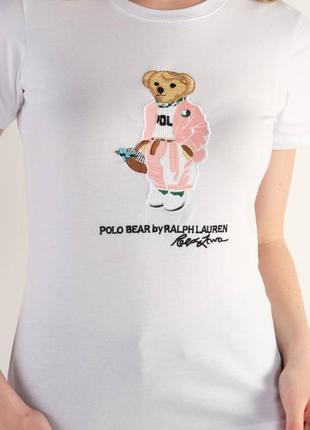 Женская футболка polo ralph lauren футболка поло ральф лаурен5 фото