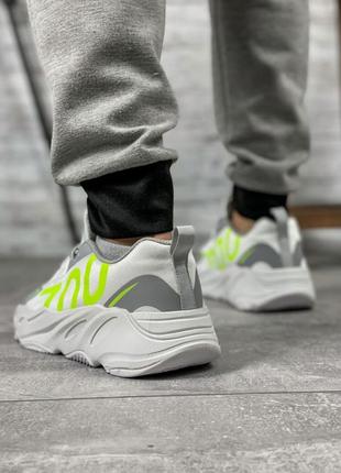 Sale! кроссовки мужские adidas yeezy 700 серые4 фото