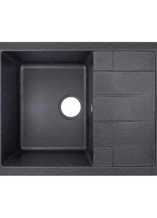 Кухонна мийка lidz 650x500/200 bla-03 (lidzbla03650500200)