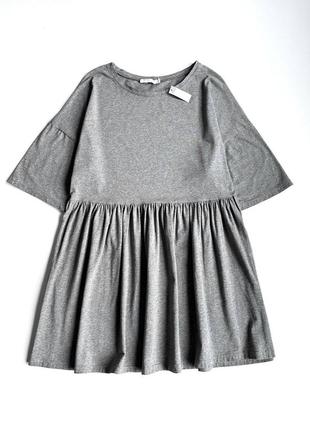 Блуза шикарная базовая модель, серого цвета.7 фото
