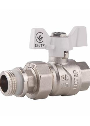 Кран кульовий "американка" sd forte 1" з антипротічкою прямий ...