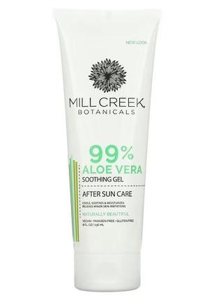 Mill creek botanicals успокаивающий гель алоэ вера. 236 мл