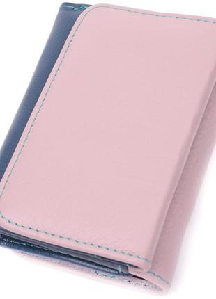 Практичний гаманець для дівчат із натуральної шкіри st leather...2 фото
