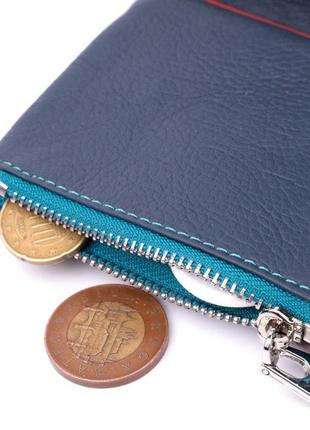 Цікаве портмоне з монетницею для жінок із натуральної шкіри st...6 фото
