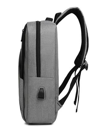 Рюкзак противоударный для ноутбука 15,6" hp серый ( код: ibn030s2 )3 фото
