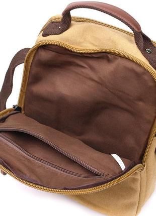 Чоловіча сумка листоночка на плече зі щільного текстилю vintag...6 фото