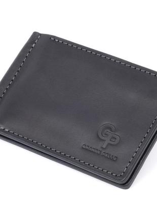 Стильне портмоне із затискачем для грошей без застібки вінтажн...