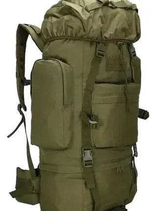Тактичний рюкзак combat хакі на 65л3 фото