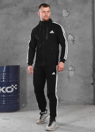 Спортивний костюм adidas black3 фото