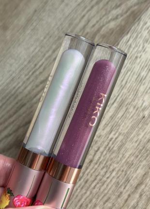 Блиск для губ kiko milano days in bloom volumizing lip shine5 фото