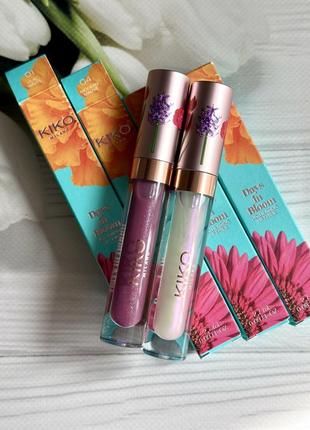 Блиск для губ kiko milano days in bloom volumizing lip shine1 фото