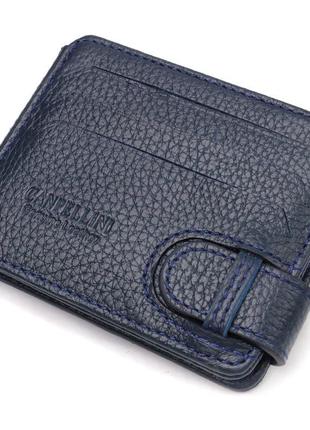 Надійний чоловічий затискач для грошей із натуральної шкіри фл...