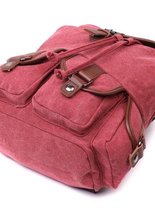 Зручний текстильний рюкзак, що закривається клапаном на магніт...3 фото