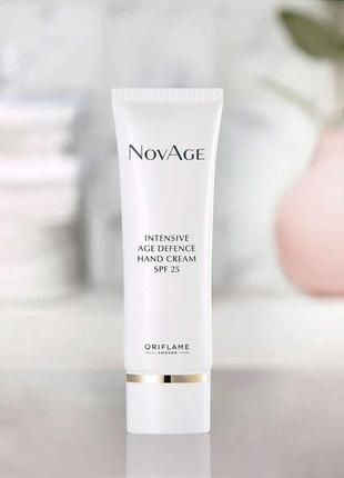 Інтенсивний антивіковий крем для рук з spf 25 novage