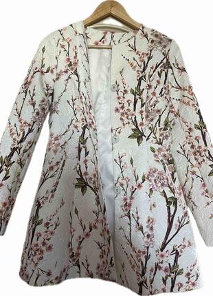Пиджак жакет с цветами сакуры от дольче габбана2 фото
