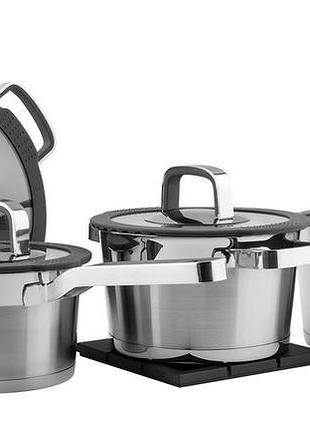 Набір каструль 9 предметів vinzer moderno з підставкою під гар...
