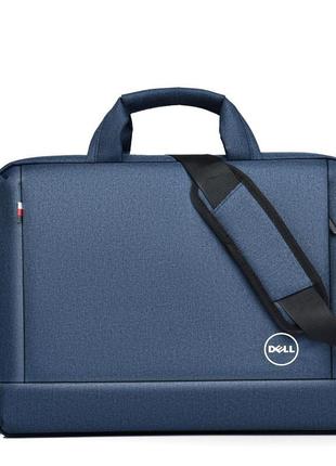 Сумка для ноутбука протиударна 15,6"-17" dell делл синя (код: ibn017z1 )