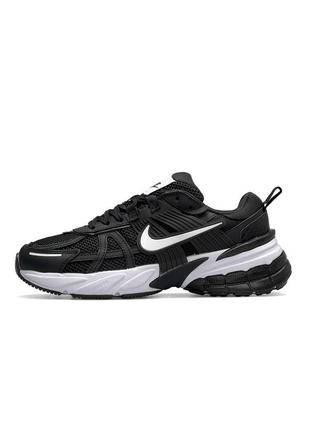 Чоловічі кросівки nike runtekk black white чорні повсякденні кросівки з натуральної шкіри найк весна літо