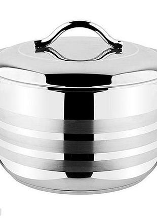 Каструля 11 л (28 х 18 см) з нерж сталі, кришка сталева, o. m....