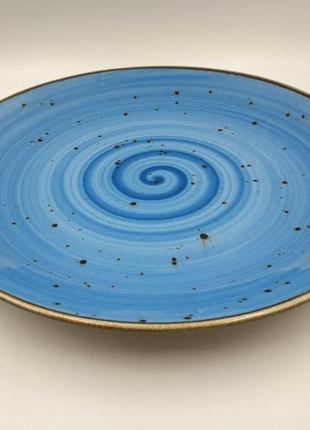 Тарілка супова порцелянова tulu porselen spiral blue