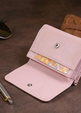 Компактний гаманець жіночий st leather 19255 рожевий6 фото