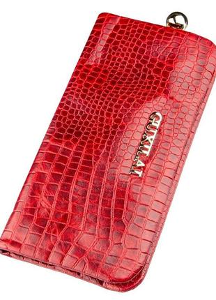 Гаманець жіночий шкіряний із тисненням під екзотику guxilai 18...