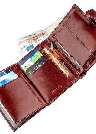 Чоловічий гаманець boston 18812 коричневий5 фото