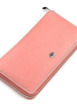 Шкір жіночий st leather 18378 (sb71) літній рожевий