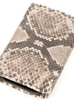 Вертикальний гаманець snake leather 18295 з натуральної шкіри ...2 фото