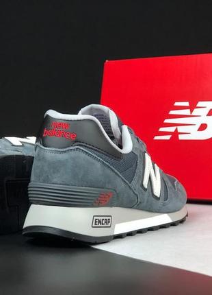 New balance 1300 кросівки кеди чоловічі нью баланс весняні осінні демісезонні демісезон відмінна якість низькі замша замшеві сірі з білим4 фото