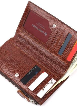 Цікавий складаний гаманець із натуральної шкіри karya 21131 ко...5 фото