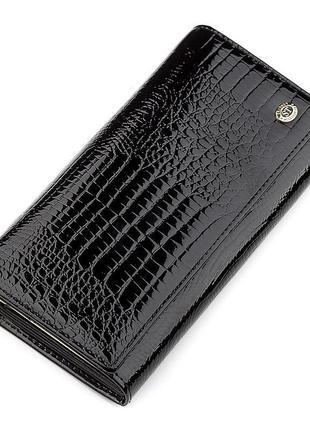 Гаманець жіночий st leather 18426 (s6001a) шкіряний чорний