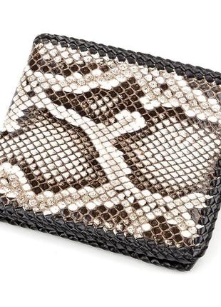 Портмоне snake leather 18191 з натуральної шкіри пітона різноб...