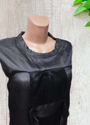 Безупречная шелковая блузка известного испанского бренда zara2 фото