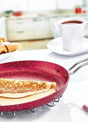 Сковорода млинна 24 см з антипригарн.гранітним покриттям o. m....