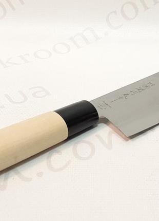 Кухонний ніж-топірець 17 см tsubazo японія (51030) nagari дере...3 фото