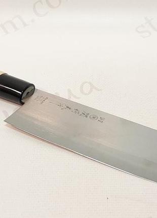 Кухонний ніж-топірець 17 см tsubazo японія (51030) nagari дере...4 фото