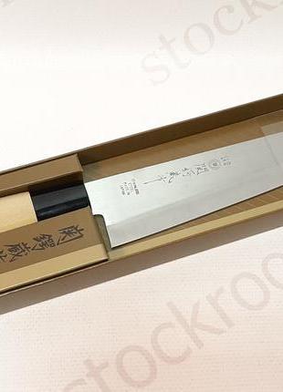 Ніж кухаря 18.5 см tsubazo японія (51182) gyutou дерев'яна ручка