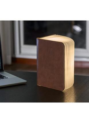 Світильник-книга "smart book", натуральна шкіра gk12l2