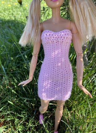 Платье для куклы барби ручной работы одежда для barbie2 фото