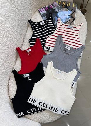 Брендовый топ в стиле celine4 фото