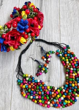 Комплект украшений ручной работы