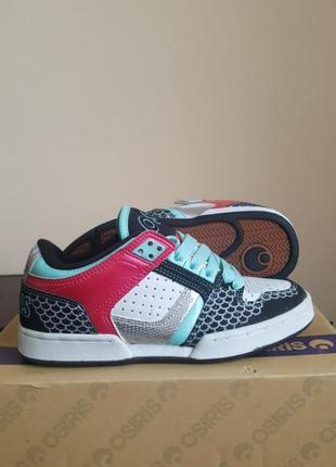 Кросівки osiris harlem girls wht/blk/reptile 38,5 розмір (24,5...